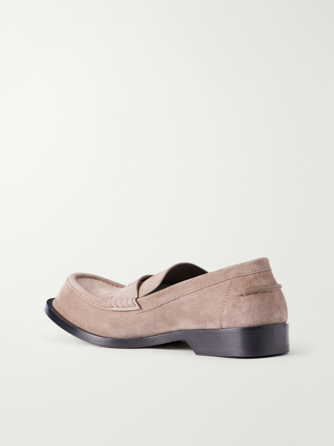 LOEWE - Bobine Logo-Debossed Suede Loafers - Brown