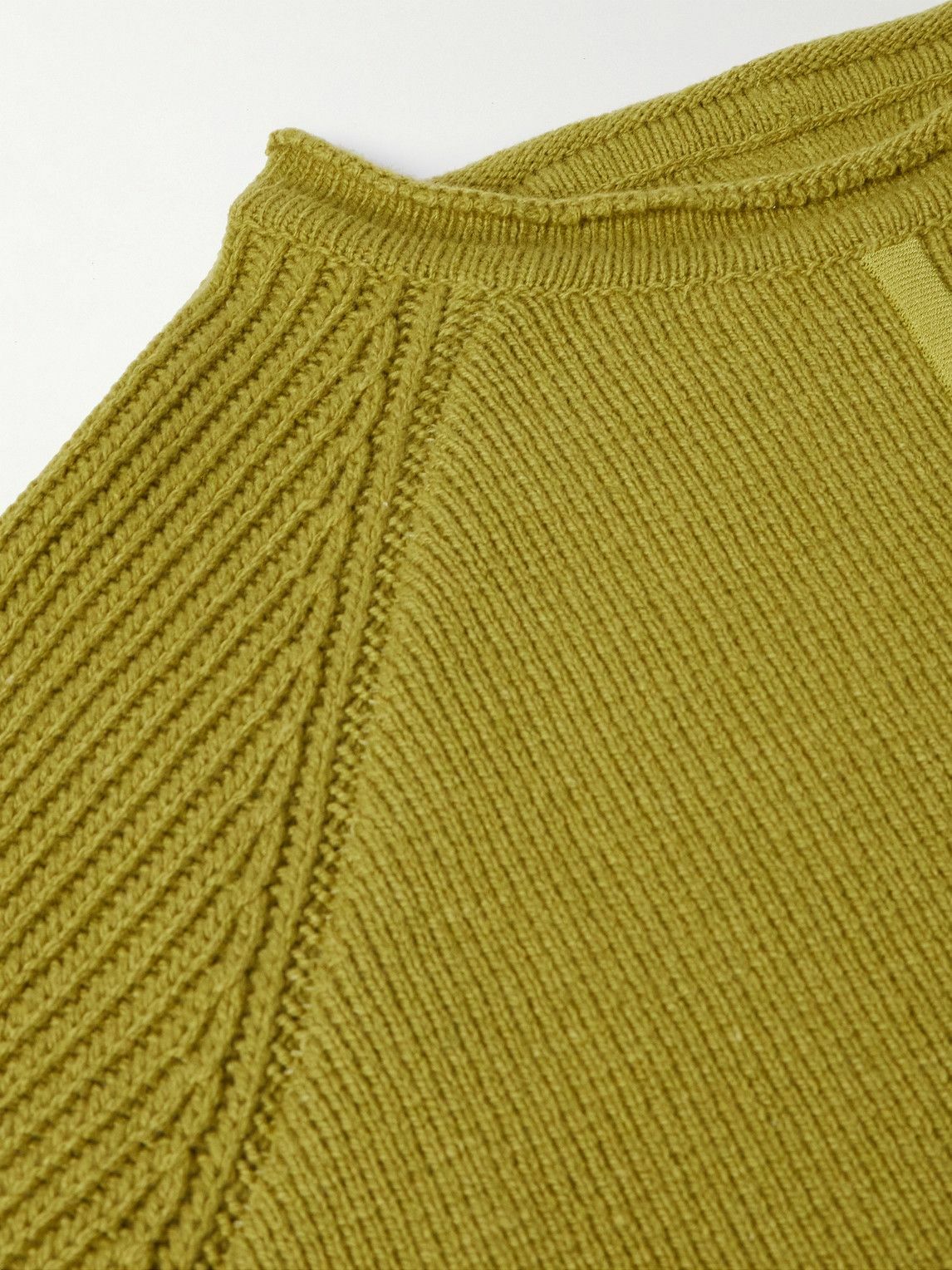 Rick Owens - Cropped Ribbed Cashmere and Wool-Blend Sweater
