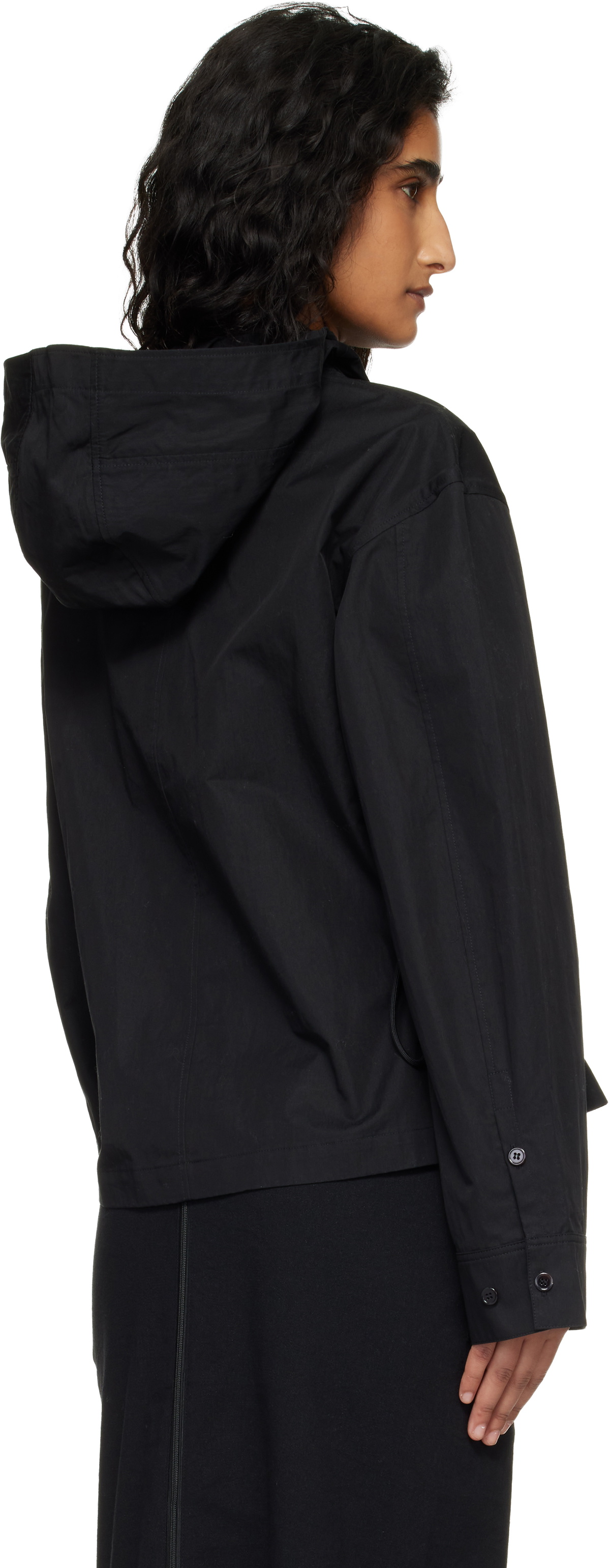 Y-3 Black Hooded Jacket