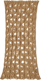 Isa Boulder Brown Fudgy Scarf