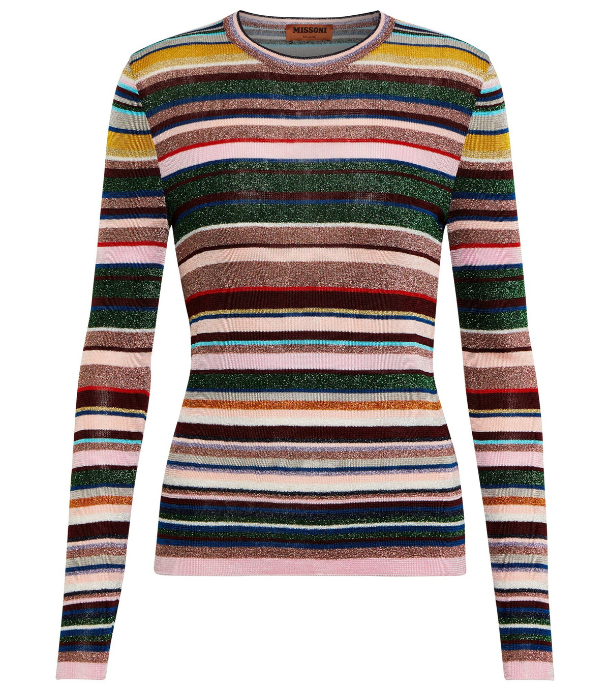 Missoni - Striped lamé knit sweater Missoni