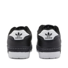 Adidas Men's Rivalry Low Sneakers in Core Black/White