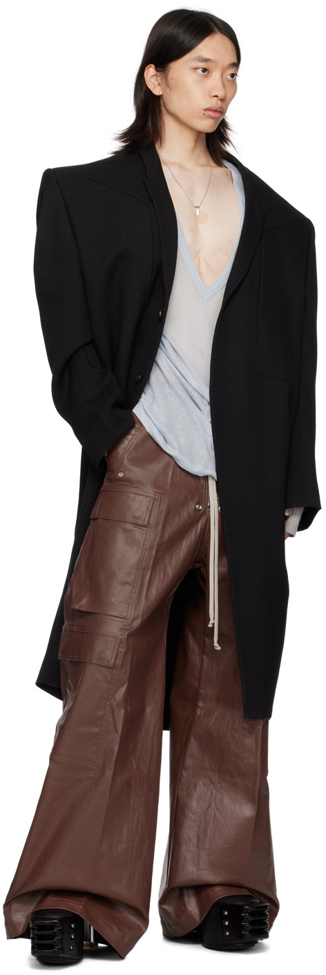 Rick Owens Brown Porterville Cargobelas Cargo Pants Rick Owens