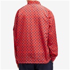Beams Plus Men's Polka Dot Sports Shirt Jacket in Red