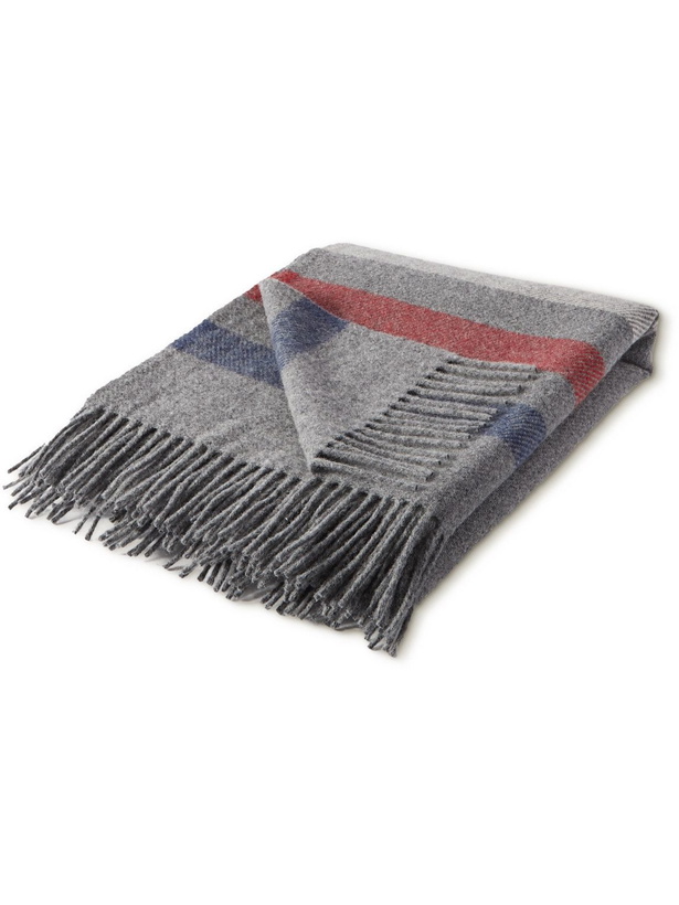 Photo: Pendleton - Eco-Wise Fringed Striped Virgin Wool Throw