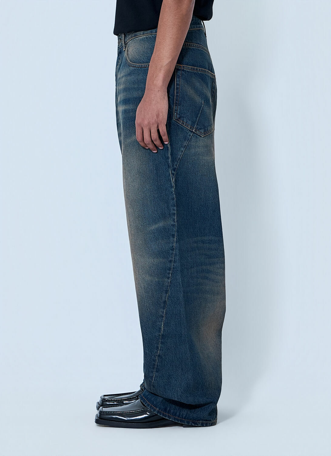 VETEMENTS Wide-Leg Denim Trousers