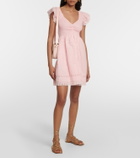 LoveShackFancy Athalia cotton mini dress