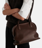 The Row Agnes leather tote bag