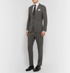 Hugo Boss - Grey Slim-Fit Puppytooth Virgin Wool Suit - Gray
