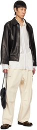 FORMA Beige Canvas Cargo Pants