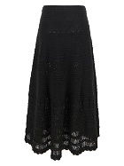 Liviana Conti Crochet Effect Cotton Skirt