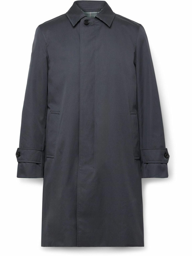 Photo: Burberry - Cotton-Gabardine Trench Coat - Blue