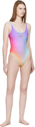 Casablanca Multicolor Glass Gradient Swimsuit