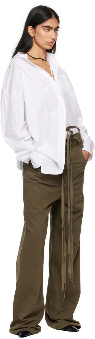 Ann Demeulemeester Green Polly 5 Pocket High-Comfort Jeans Ann