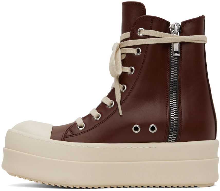 Rick Owens Burgundy Mega Bumper Sneakers Rick Owens Rick Owens Burgundy Mega Bumper Sneakers Rick Owens