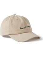 Museum Of Peace & Quiet - Wordmark Logo-Embroidered Cotton-Twill Baseball Cap