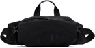 C.P. Company Black Plain Paper Touch Belt Bag
