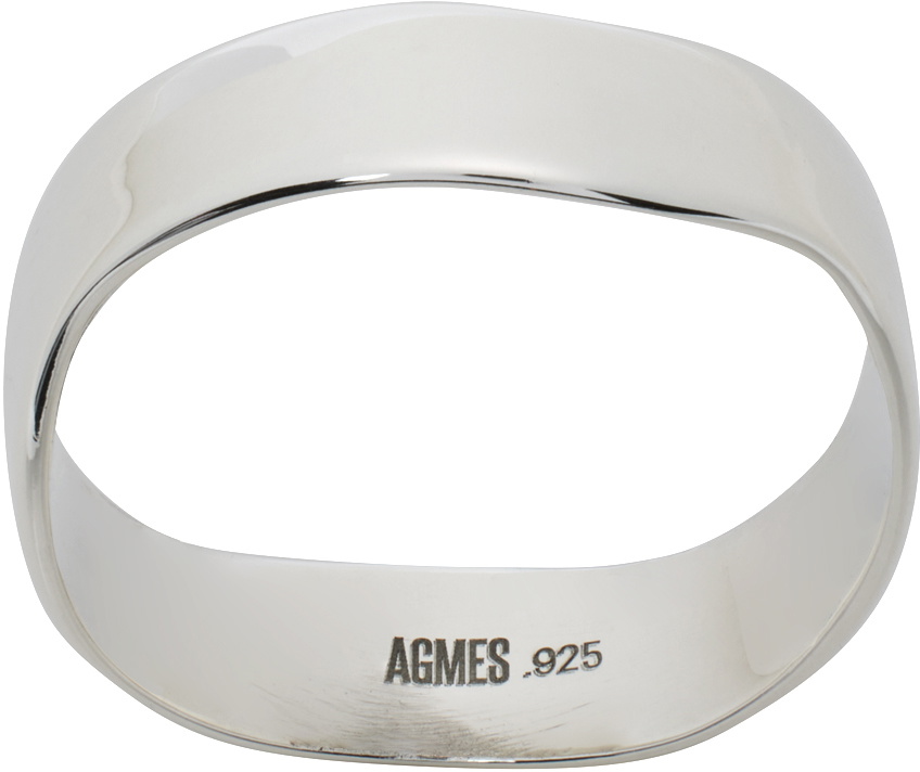 AGMES Silver Wave Ring