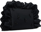 Simone Rocha Black Embellished Pillowcase Clutch