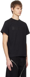 Mugler Black Bonded T-Shirt