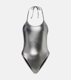 The Attico Halterneck swimsuit