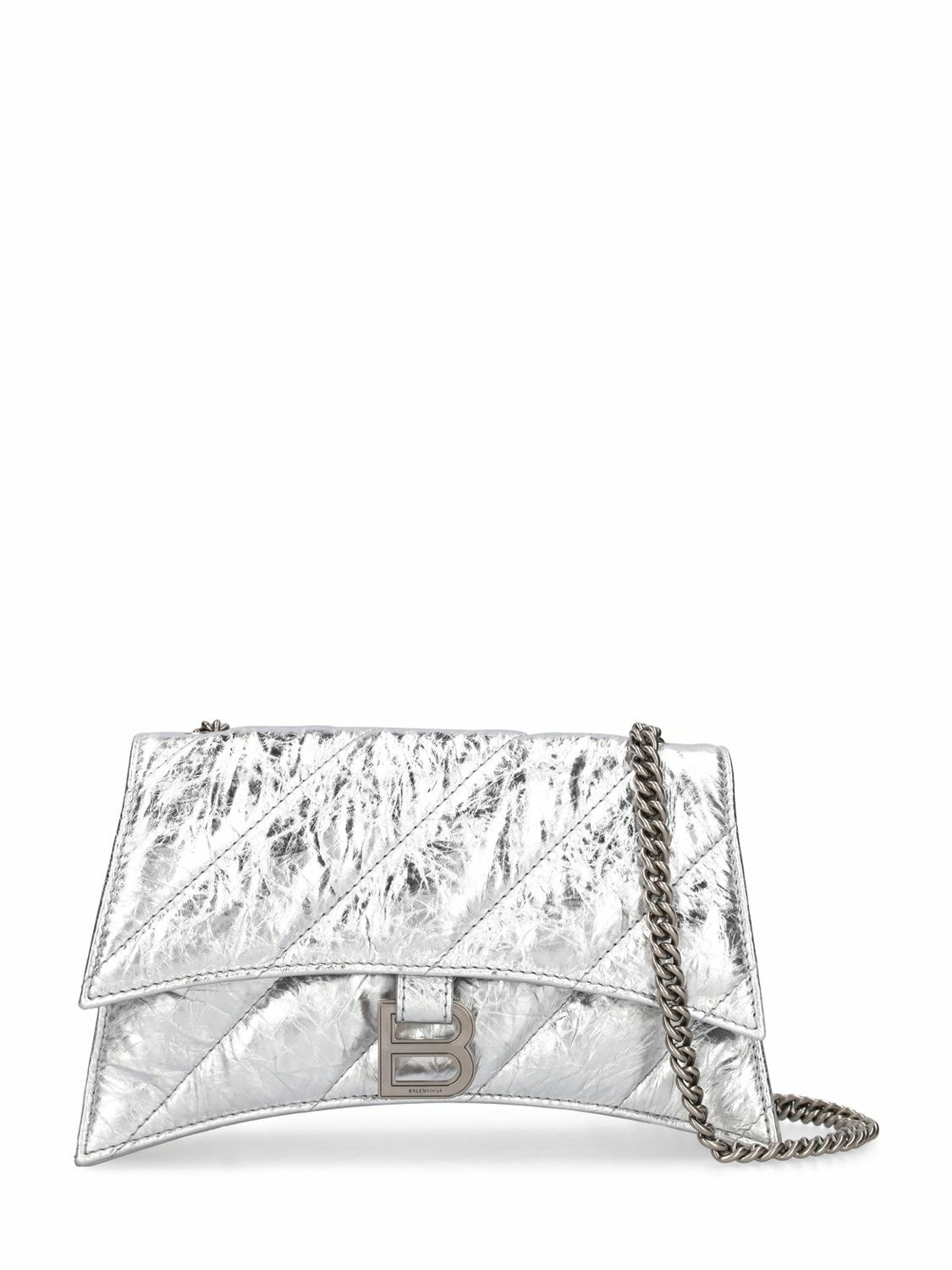 Photo: BALENCIAGA - Crush Xs Quilted Leather Shoulder Bag