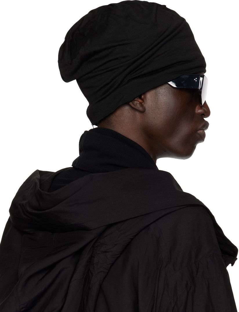 Julius Black Dimensional Beanie Julius