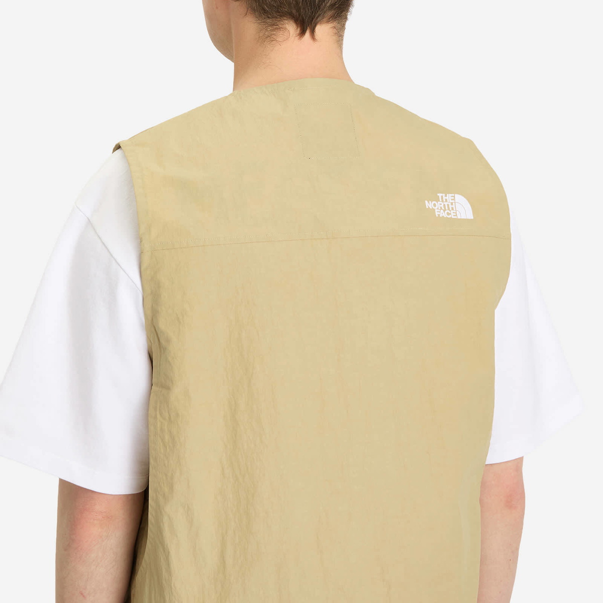 The North Face Men's Mountain Wind Vest in Khaki Stone
