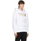 Versace Jeans Couture White Warranty Hoodie