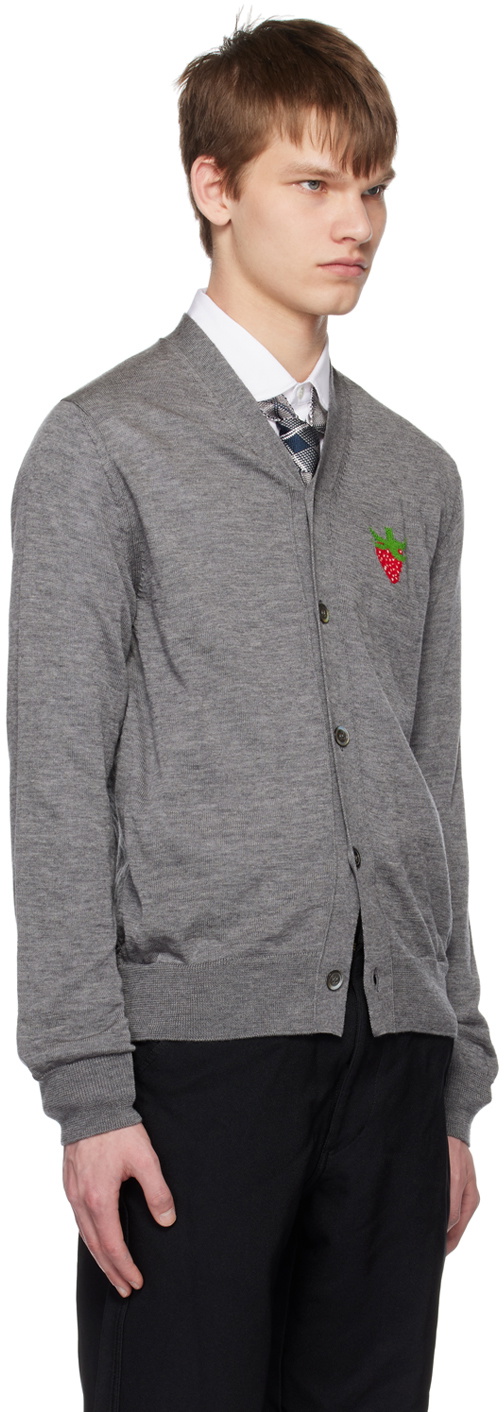 Comme des Garçons Shirt Gray Brett Westfall Edition Cardigan