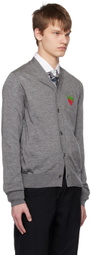 Comme des Garçons Shirt Gray Brett Westfall Edition Cardigan