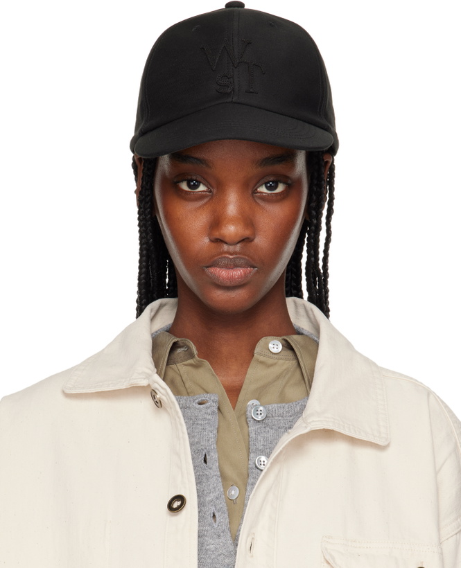 Photo: sacai Black WTAPS Edition Cotton Back Satin Cap