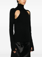 Peter Do Black Cut-Out Wool Jumper
