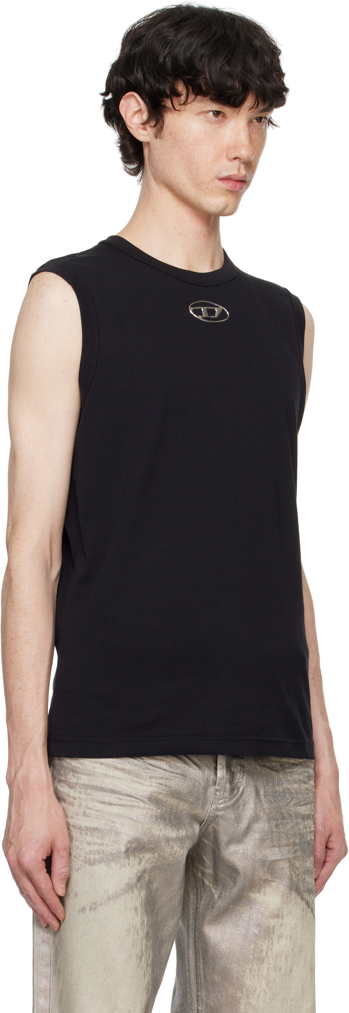 Diesel Black T-Bisco-Od Tank Top Diesel