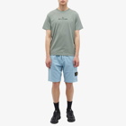 Stone Island Men's Stamp Centre Logo T-Shirt in Sage