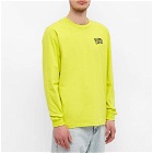 Billionaire Boys Club Men's Long Sleeve Arch Logo T-Shirt in Acid Yellow