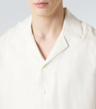 Frescobol Carioca Safra linen-blend shirt