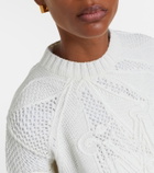 Max Mara Salvo open-knit cotton sweater