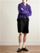 BODE - Alpine Mohair-Blend Sweater - Purple