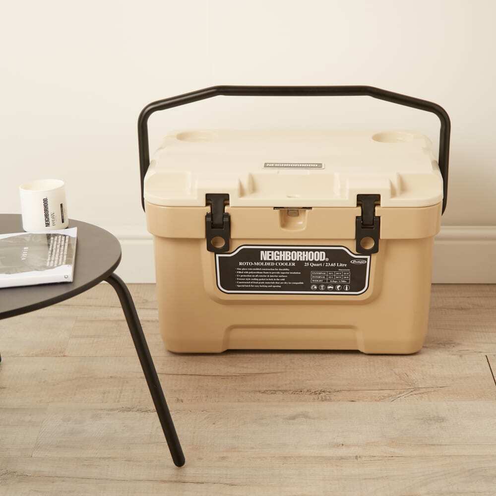 NEIGHBORHOOD - NEIGHBORHOOD× Deelight 35QT P-COOLER BOX Neighborhood Deelight Cooler Box in Natural Neighborhood