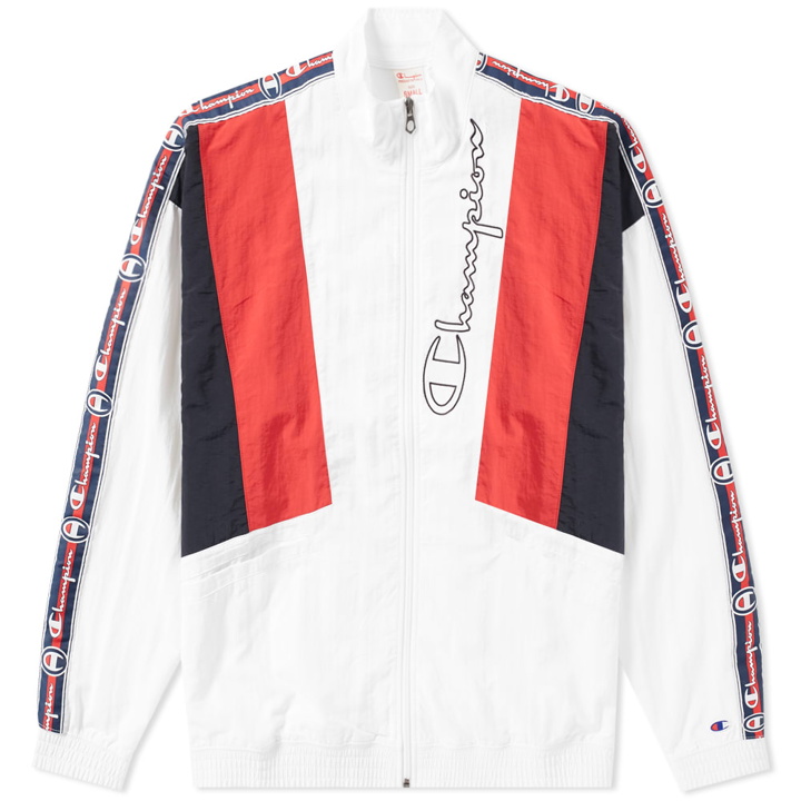 Photo: Champion Reverse Weave Vintage Taped Track Top