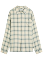 Our Legacy Every Checked Woven Shirt White