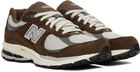 New Balance Brown 2002R Sneakers