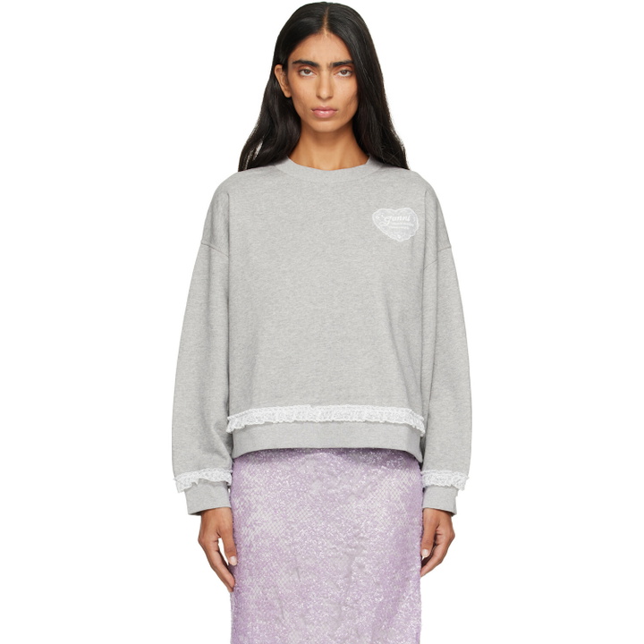 Photo: GANNI Gray Isoli Sweatshirt