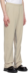 Helmut Lang Taupe Expansion Panel Sweatpants