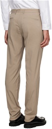 Theory Taupe Zaine Trousers