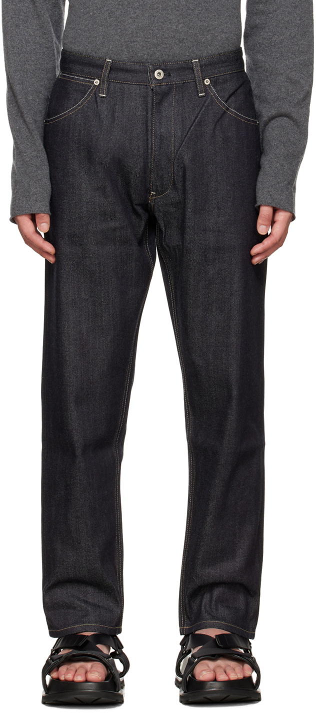 Jil Sander Blue Twisted Jeans Jil Sander