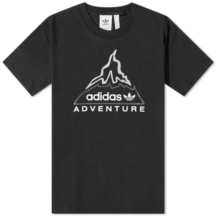 Photo: Adidas Men's Adventure Volcano T-Shirt in Black