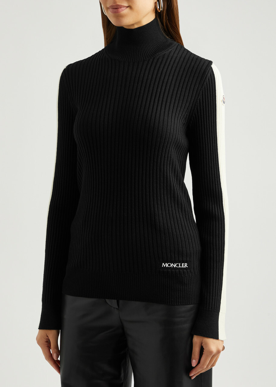 Moncler Black Long Sleeve Top main image 1