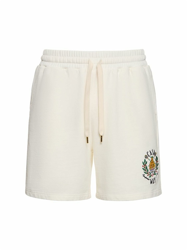 Photo: CASABLANCA - Casa Way Cotton Jersey Sweat Shorts